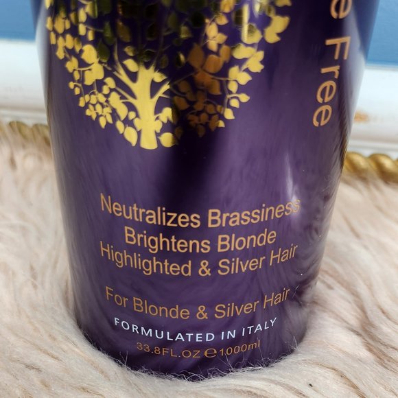 NWOB ARGAN OIL FOR COLOR BRIGHTENS BLOND HIGHLIGHTS /SILVER HAIR - Picture 3 of 3